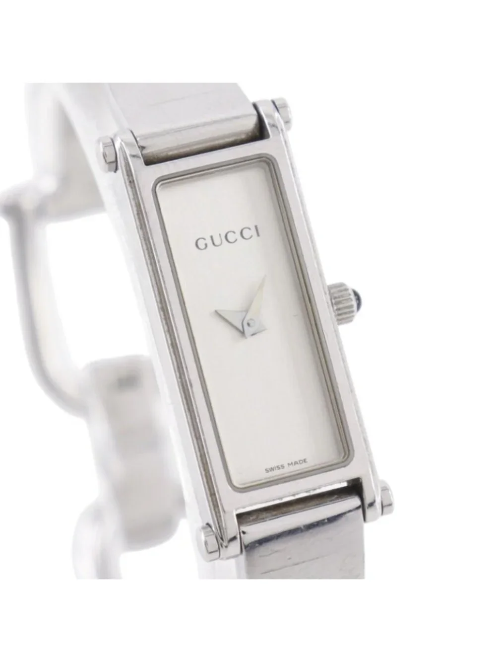 Gucci Stainless Steel Quartz Analog Display Silver Dial Watch - Picture 2 of 10